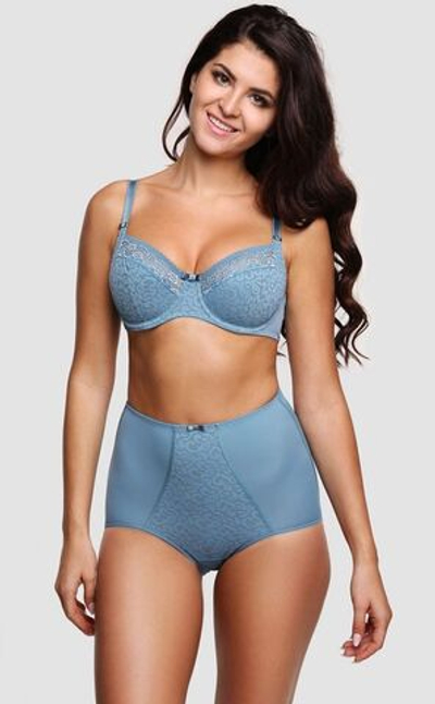 Бюстгальтер с мягкой чашкой на каркасах (Размер: 75I) (Цвет: голубой)