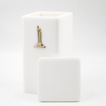 Урна для праха "Брик" с декором мрамор в ассортименте