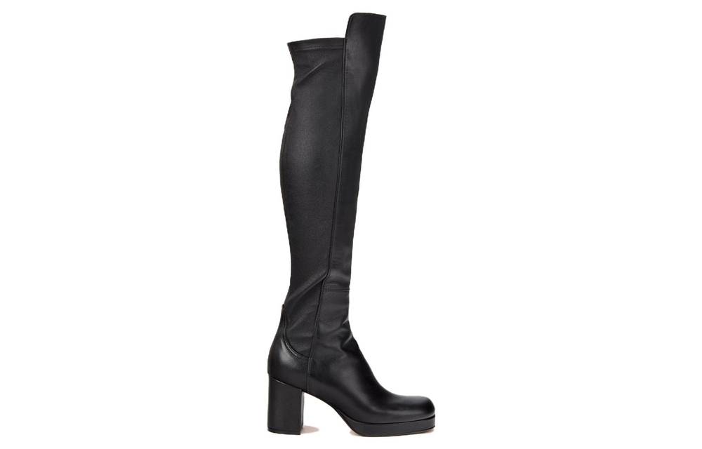 AGL Over the knee Boots 8cm Women"s Black