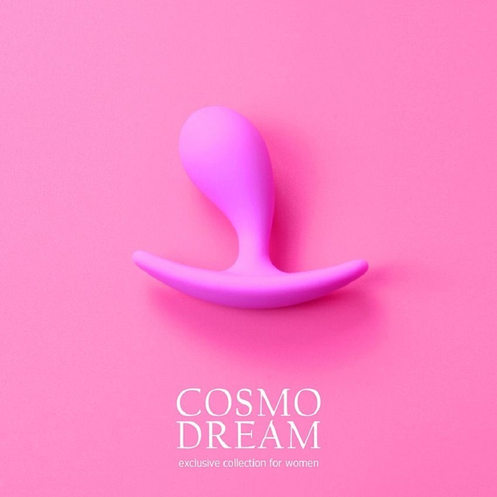 Анальная втулка Cosmo Dream розовый 5,5 см