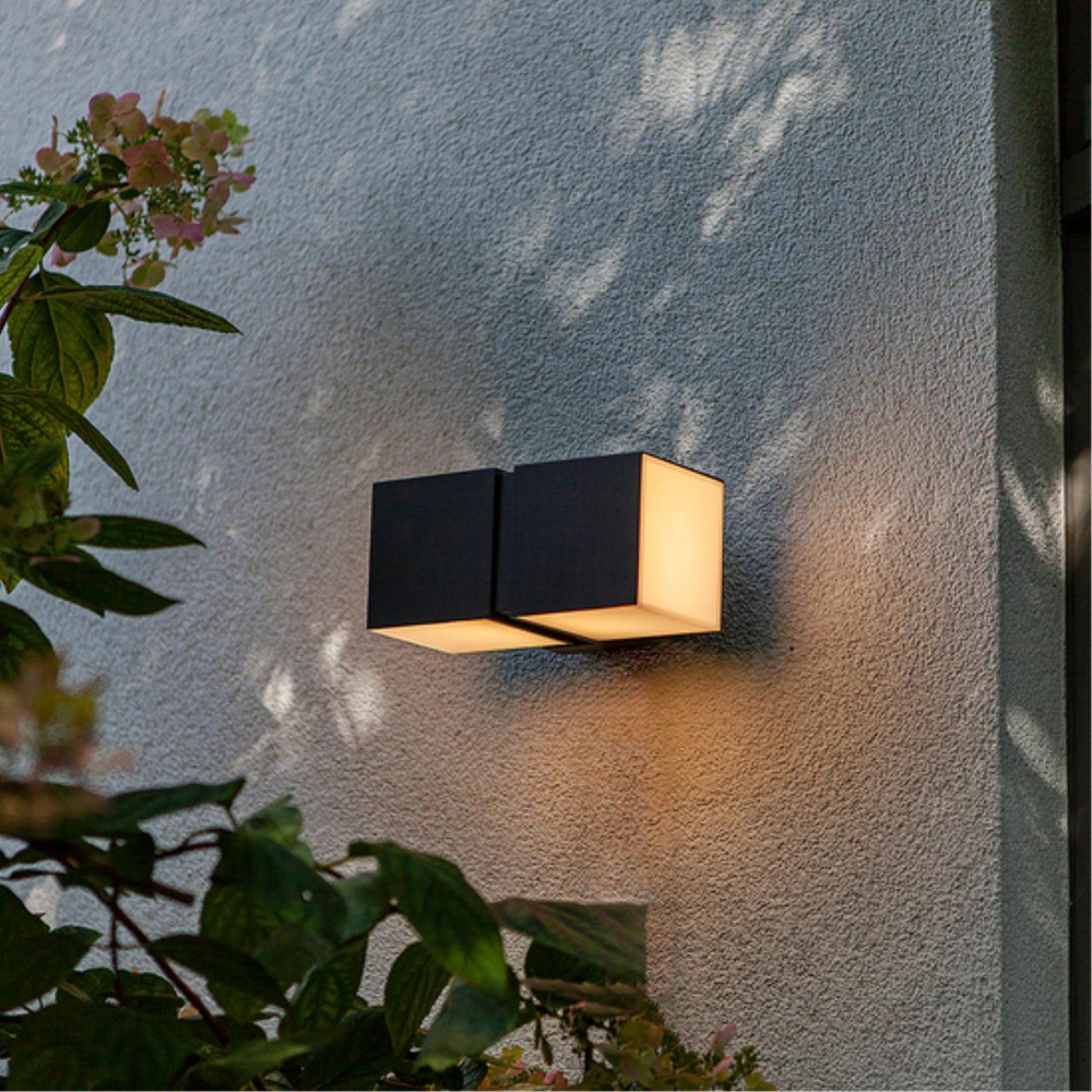 Уличный настенный светодиодный светильник Arte Lamp BELGRADE A5193AL-2BK