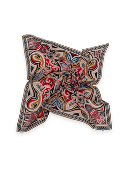 ПЛАТОК | 90х90 см | (120-20) шелк-шерсть