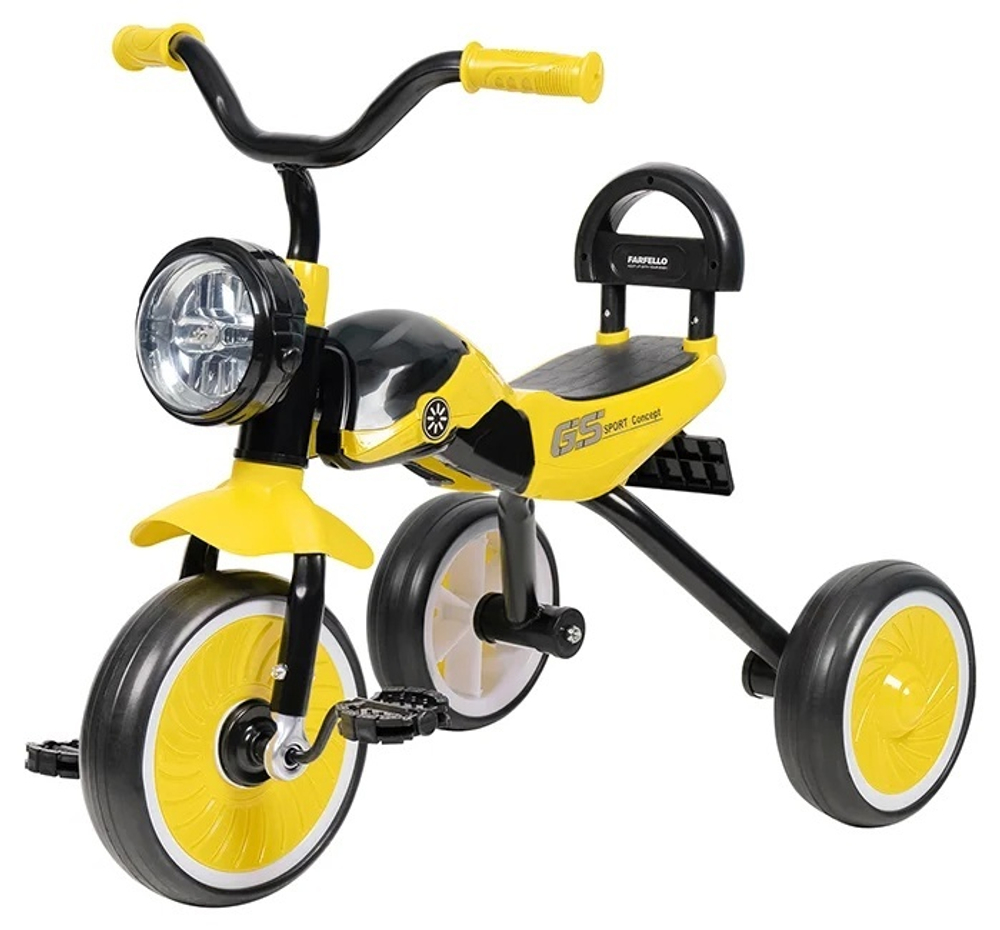Детский трехколесный велосипед Farfello S-06 (Желтый S-06)