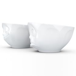 Набор чаш Happy & Oh please, 200 мл, белый, 2 шт.