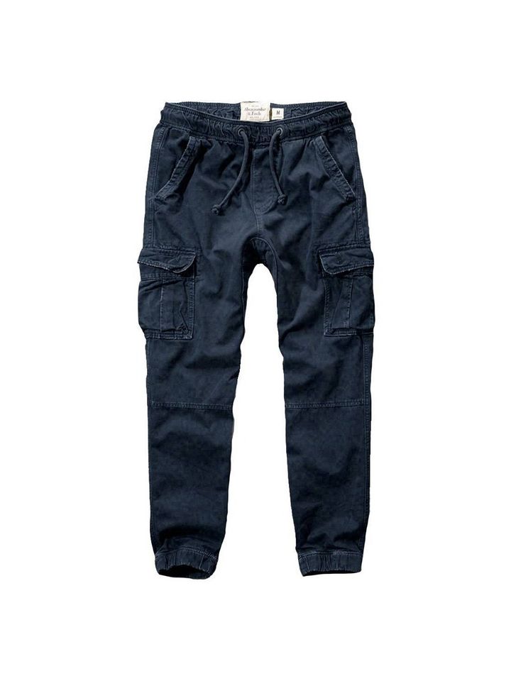 Брюки Abercrombie & Fitch на резинке флис (синие)