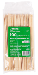 Шампур для шашлыка Optiline, бамбук, 15 см, 100 штук в упаковке