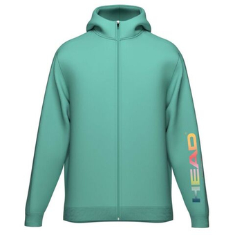 Мужская теннисная кофта Head Rally Hoodie Full Zip - tourquoise