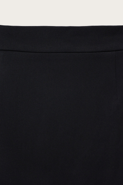 Черная юбка-миди прямого силуэта "Бьянка"