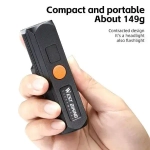 Фонарь велосипедный, передний West Biking YP0701434 (аккум. 3200 mAh, Tape-C)