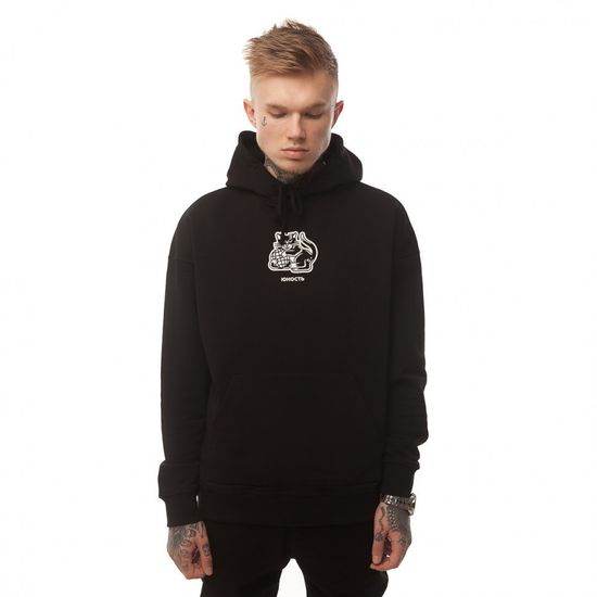 Худи ЮНОСТЬ™ «Ворлдвайд» (Черный)