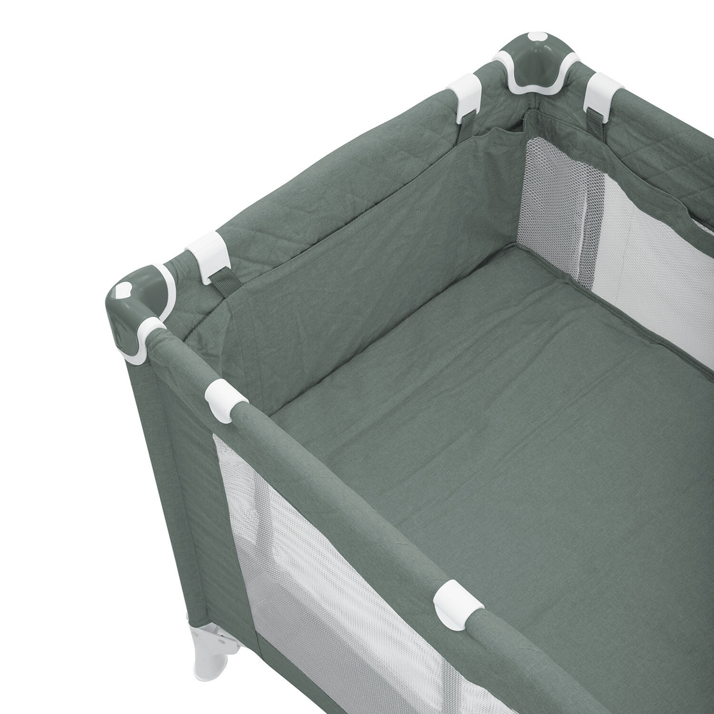 Манеж-кровать "Fortuna" ,цвет зеленый