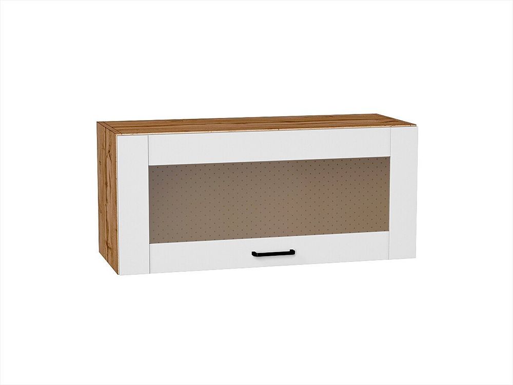 Шкаф верхний горизонтальный остекленный Лофт