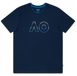Мужская теннисная футболка Australian Open Logo Tee - небесный
