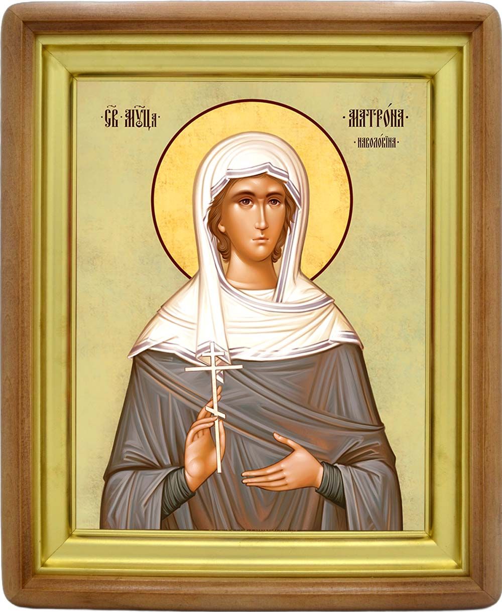 Матрона Наволокина святая мученица. Икона на холсте.