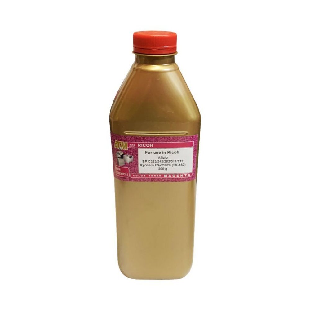 Тонер для RICOH SP C232/C242/C252/C311/C312 (200гр, пурпурный, 6K) Gold ATM