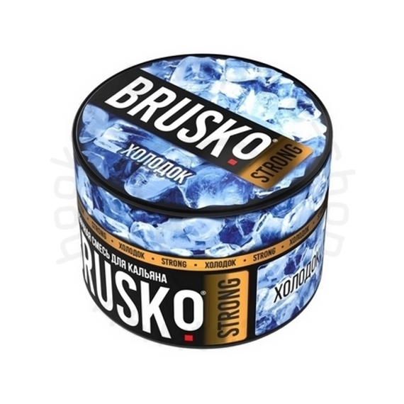 Бестабачная смесь для кальяна BRUSKO, 50 г, Холодок, Strong