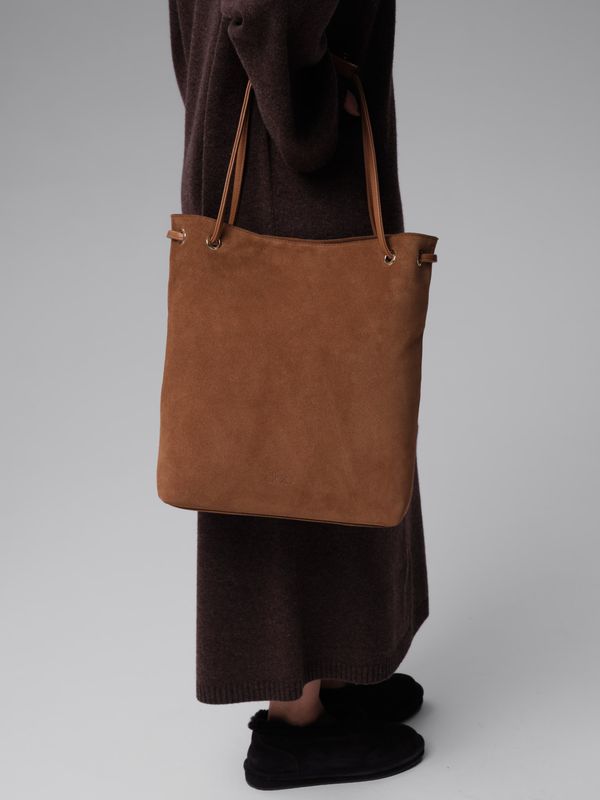 Замшевая сумка Ann DBR 31228 светло-коричневый