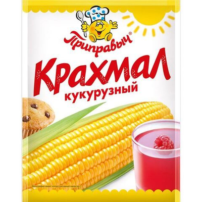 крахмал КУКУРУЗНЫЙ 50гр (1х20) Приправыч
