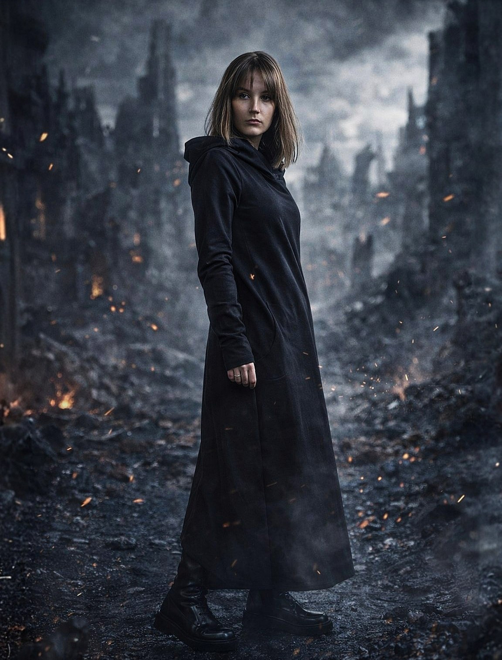 Платье Assassin /2 нитка /черный