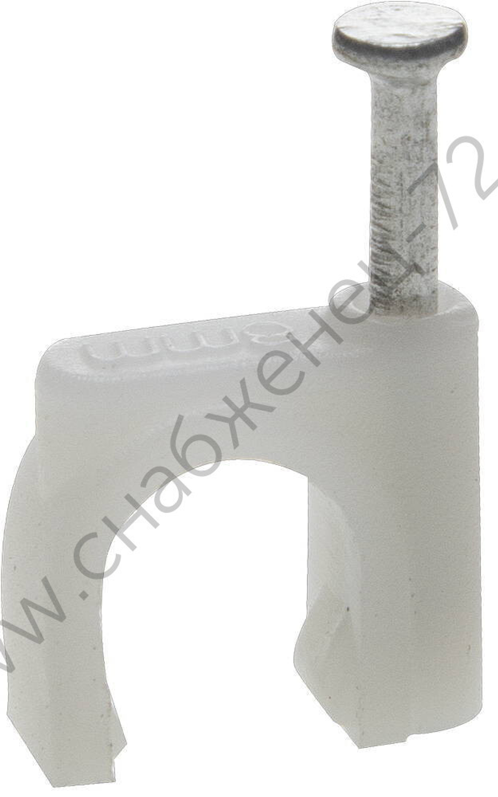 ЗУБР СД-К 10 мм, круглая скоба-держатель с оцинкованным гвоздем, 40 шт, Профессионал (45111-10)