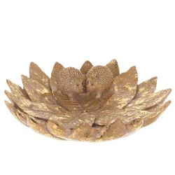 GAEM Блюдо декоративное "Ёжики на листьях", L23,5 W24 H6 см