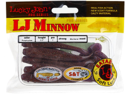 Виброхвосты съедобные LJ Pro Series MINNOW 3.3in (08.40)/S13 7шт.