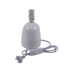 UML-B305 E14 WHITE Светильник настольный декоративный под лампу Е14. 40W. Механический выключатель. Белый. ТМ Uniel