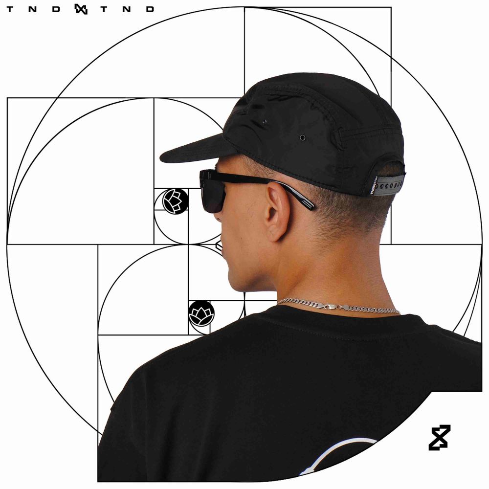 Кепка Тандем Тэндай Tandem 6-ти панельная черная