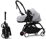 Коляска Stokke YOYO3 Newborn Pack рама чёрная Black 2 в 1 Stone