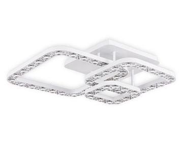 Потолочный светодиодный светильник с пультом FA162 WH/CH 100W белый/хром (ПДУ РАДИО 2.4) Acrylic Ice Ambrella