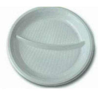 Тарелка 2-х сек D=220мм Интропластик, (комплект 100 шт)