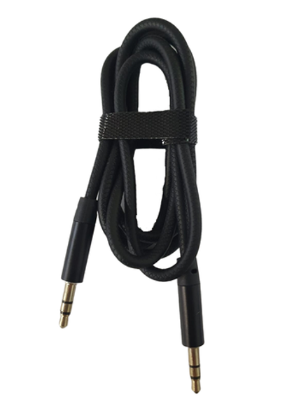 Кабель AUX R1 NEW резиновый (черный) 1м