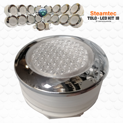 Комплект освещения(хромотерапия) Steamtec TOLO-LED01-kit6, 18 ламп