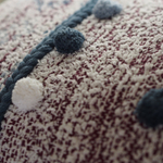 Подушка декоративная с помпонами и кисточками ethnic, 40х60 см