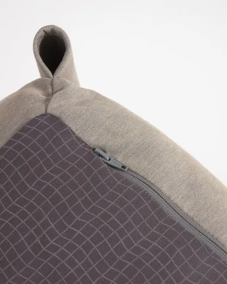 Пуф-шезлонг уличный Square для модульного дивана 165x110 бежевый