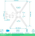 Кронштейн Kromax Corbel-7 черный (90467)