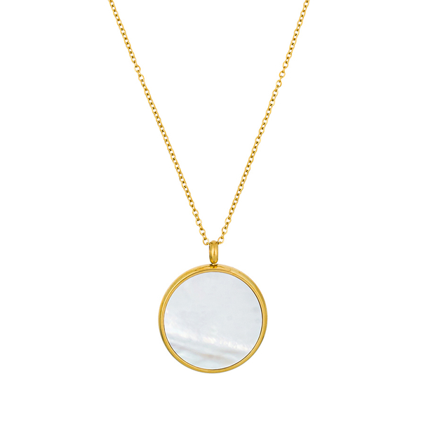 Колье Fiore Luna SHELL WHITE BP01734-3 BW/G