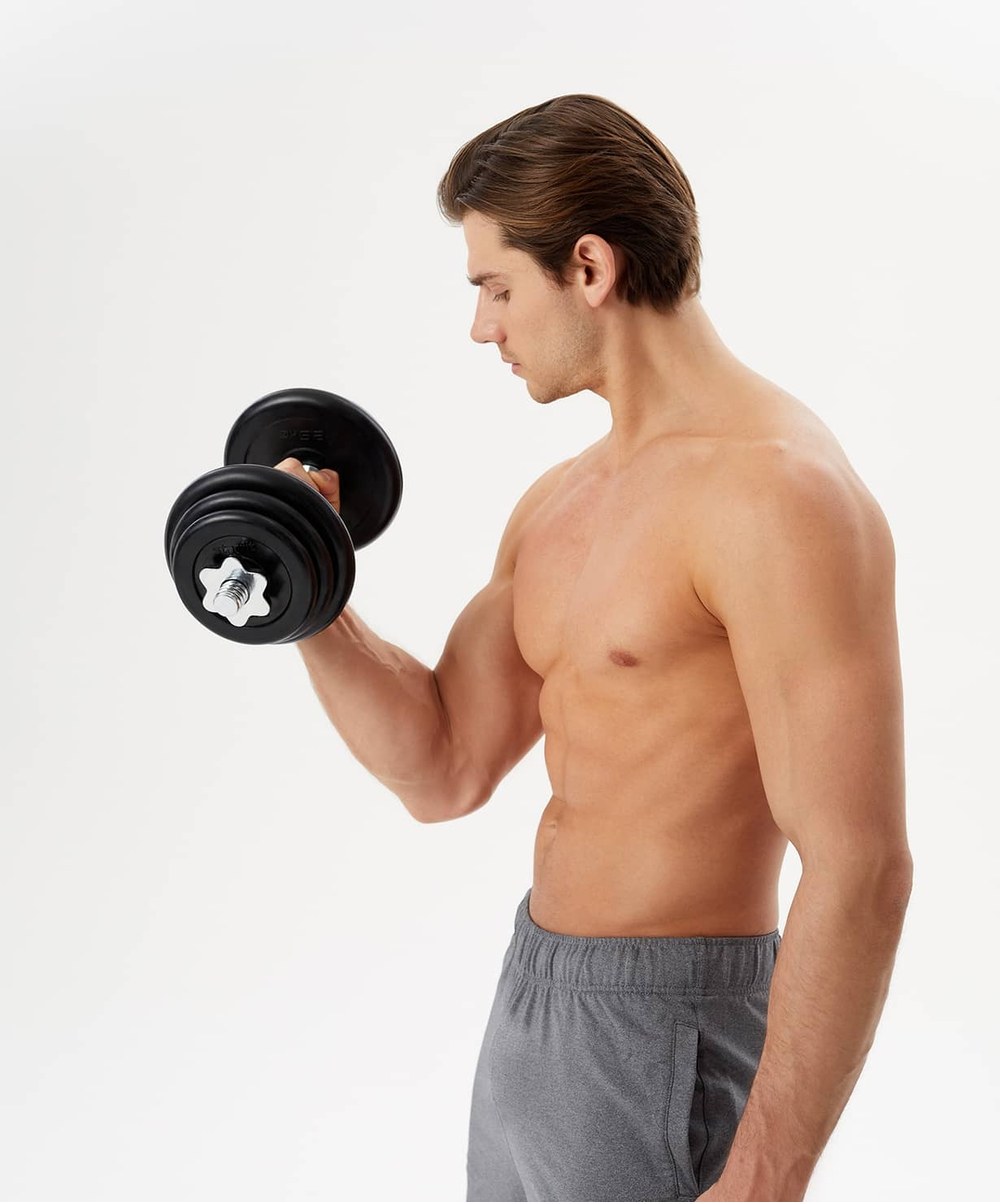 Гантель разборная обрезиненная STARFIT DB-716 16 кг