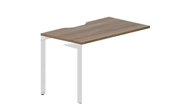 Стол 118х68х75см (эргономичный вырез) - приставной элемент