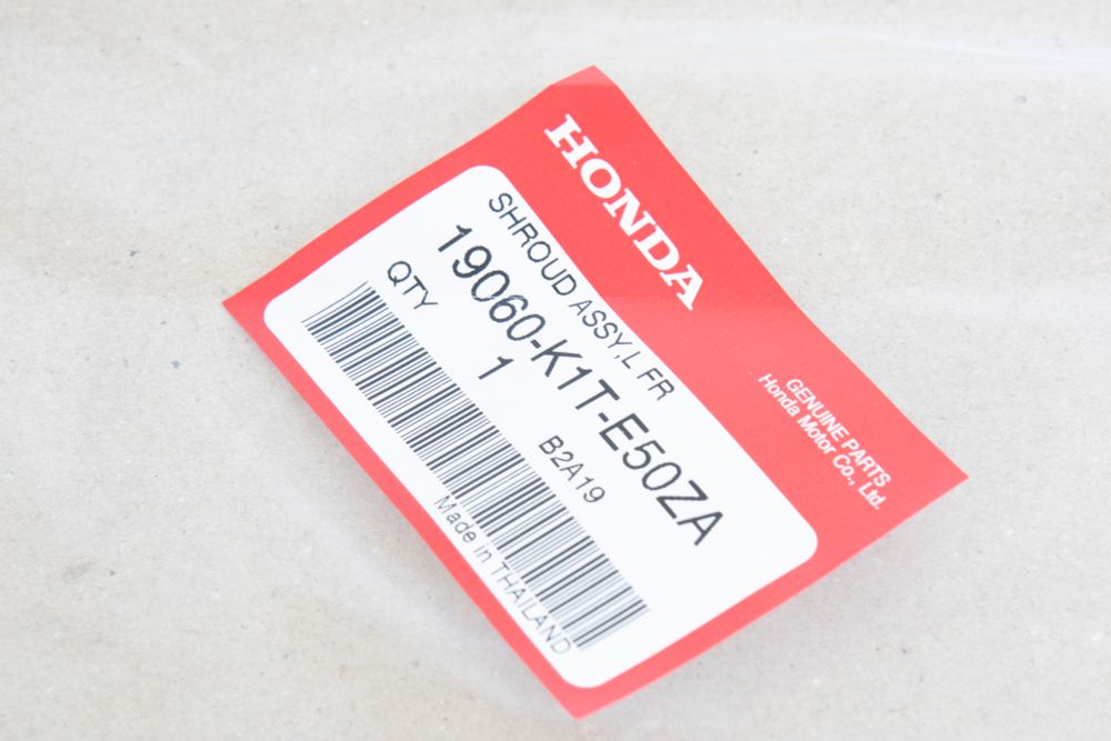 19060-K1T-E50ZA. SHROUD ASSY., L. FR. (WL) *TYPE1*. Fairing CRF300L