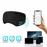 Беспроводные наушники, повязка для сна с микрофоном, Маска для глаз, Bluetooth повязка на голову, HORO - Wireless Music Goggles "HR-01"