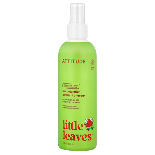ATTITUDE, Little Leaves™, средство для расчесывания волос, арбуз и кокос, 240 мл (8 жидк. унций)