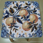 Чехол гобеленовый для табурета "ДВ.", дизайн: 593, размер 32*32см, Россия.