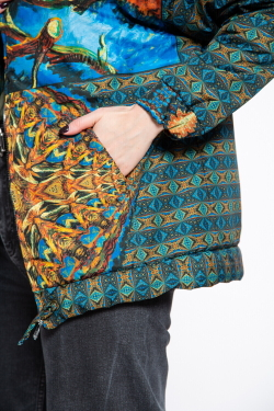 Куртка "Подсолнухи", по мотивам картины Ван Гога "Подсолнухи (F452)"