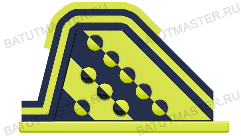 Надувной модуль препятствий «Большая гора», 9×3,5×5,6 м