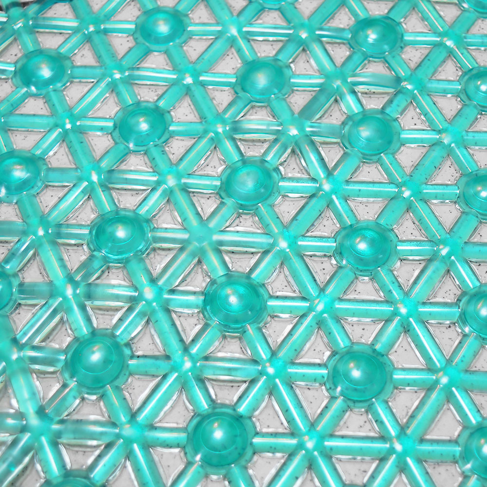 Коврик для ванной SPA Паутинка 37*66см (бирюзовый)