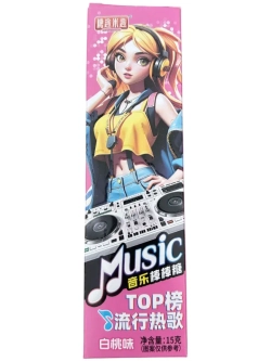 Музыкальные леденцы "Рок-Гитара" в Аниме стиле 15 г * 2 шт