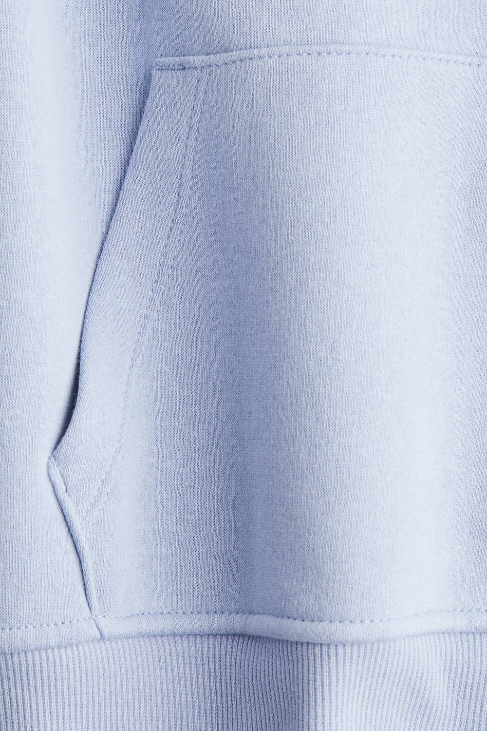 H&M Толстовка с капюшоном, светло-голубой