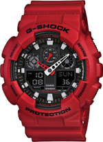 Японские наручные часы Casio G-SHOCK GA-100B-4A с хронографом
