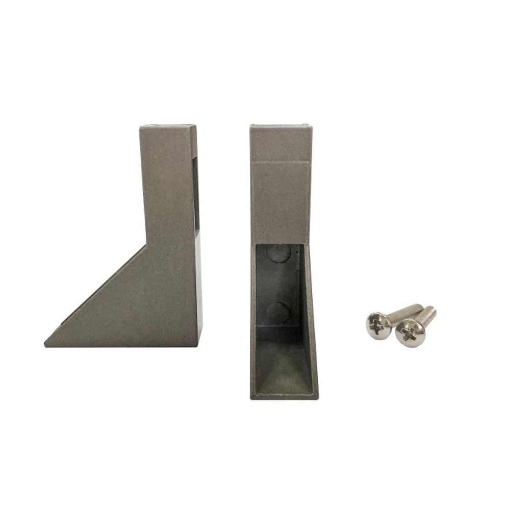 Штангодержатель верхнее крепление (2 шт) серый жемчуг